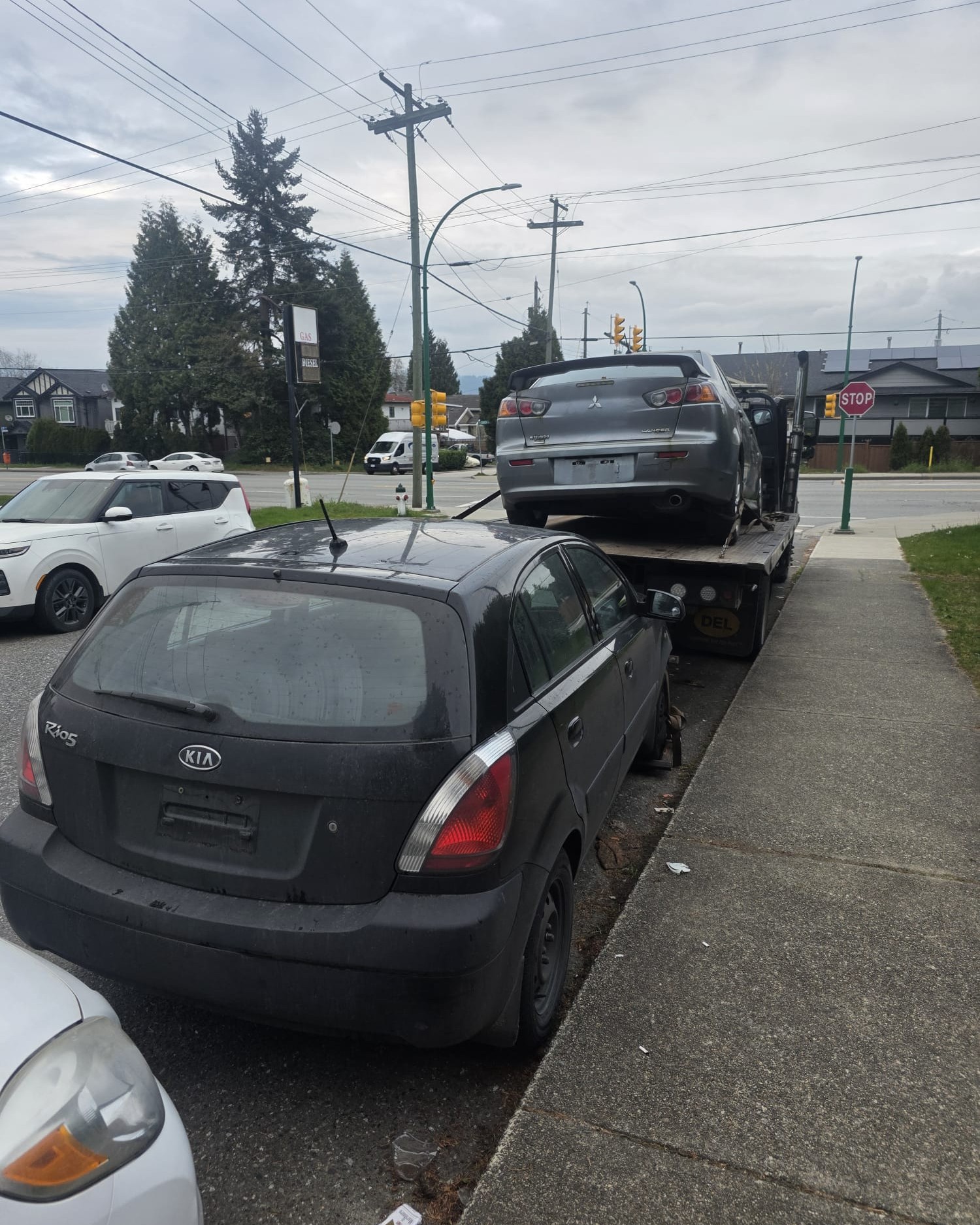 Old scrap car removal in Langley Township